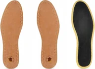 Akcesoria obuwnicze - G11-01 BRĄZOWE LEKKIE WKŁADKI DO BUTÓW 3 mm SKÓRA NA LATEKSIE WYŚCIÓŁKI 41 - miniaturka - grafika 1