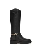 Kozaki damskie - tronchetto e stivaletto donna guess flfyon fal11 fyonal black - miniaturka - grafika 1