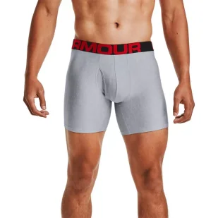 Bokserki męskie Under Armour Tech 6in 2 Pack - Bielizna sportowa męska - miniaturka - grafika 1