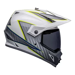 BELL PS MX-9 ADV MIPS DALTON WH/HVZY XL ECE WHITE/HIVIZ YELLOW XL - Kaski motocyklowe - miniaturka - grafika 1