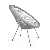 Fotele i krzesła ogrodowe - Fotel Pleciony Sznurkowy Ogrodowy Acapulco Homla - miniaturka - grafika 1