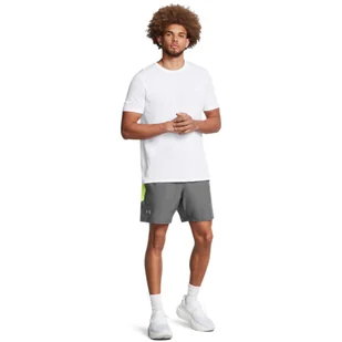 Męskie spodenki treningowe Under Armour UA Launch Pro 2n1 7'' Shorts - szare - UNDER ARMOUR - Spodnie sportowe męskie - miniaturka - grafika 1
