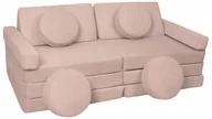 Zabawki interaktywne dla dzieci - wielofunkcyjna sofa modułowa dla dziecka klocki piankowe samochód z kierown - miniaturka - grafika 1