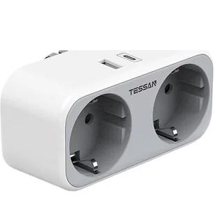 Gniazdo TESSAN TS-WS02DE00 - Kostki, złączki, wtyczki - miniaturka - grafika 1