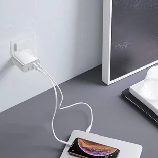 Baseus Speed PPS Quick charger ładowarka sieciowa adapter EU USB / USB Typ C PD Quick Charge 3.0 QC3.0 czarny (CCFS-C01) - Ładowarki do telefonów - miniaturka - grafika 9