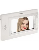 Domofony - Euratech Wideo Monitor 7 Cali LCD M320W Vidos White - miniaturka - grafika 1