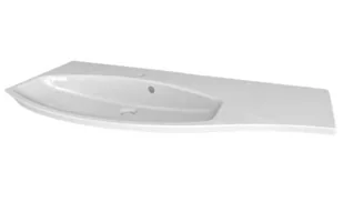 Umywalka meblowa Devo Vena 2.0 111,5x54 cm prostokątna lewa arctic white UM-VENA2.0-110LE - Umywalki - miniaturka - grafika 1