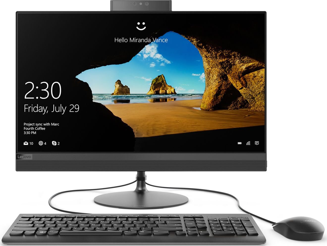 Lenovo IdeaCentre 520-24ICBK2 Core i5-8400T, 8 GB, 256 GB SSD Windows 10 Home
