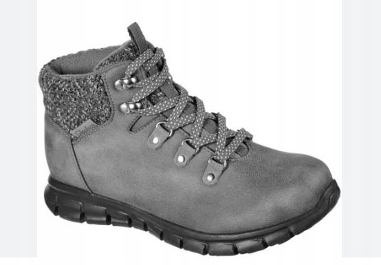 Skechers Damskie Botki Sznurowane Szare 41 Ż5C