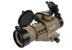 Kolimator Lancer Tactical Red and Green Dot Sight - Tan - Lunety i akcesoria - miniaturka - grafika 1
