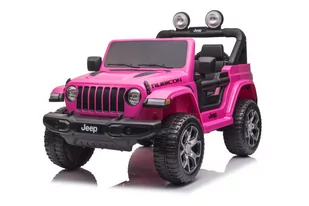 Pojazd na Akumulator Jeep Wrangler Rubicon DK-JWR555 Różowy - Pojazdy elektryczne dla dzieci - miniaturka - grafika 1