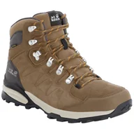 Buty trekkingowe damskie - Buty outdoorowe damskie Jack Wolfskin Refugio Texapore Mid W Rozmiar butów (UE): 37,5 / Kolor: brązowy - miniaturka - grafika 1