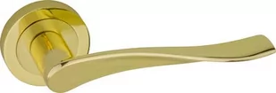 Klamka AMB Augusta, okrągły szyld, złota - Klamki - miniaturka - grafika 1