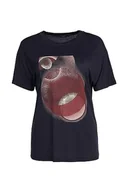 Koszulki i topy damskie - ESPRIT T-shirt damski, 450/Petrol Blue, XXL - miniaturka - grafika 1