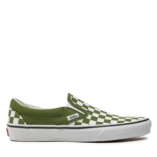 Tenisówki Vans Classic Slip-On VN000D03CIB1 Zielony - Trampki damskie - miniaturka - grafika 1