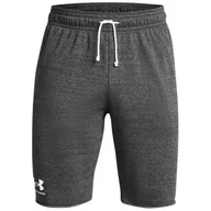 Spodenki męskie - Męskie szorty Under Armour Rival Terry Short Rozmiar: XL / Kolor: szary/biały - miniaturka - grafika 1