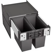 Kosze na śmieci - Blanco Sortownik odpadów SELECT II 45/2 czarny 526200 - miniaturka - grafika 1
