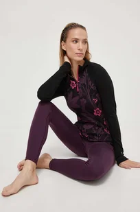 Smartwool longsleeve funkcyjny Classic Thermal Merino kolor czarny - Bielizna sportowa damska - miniaturka - grafika 1