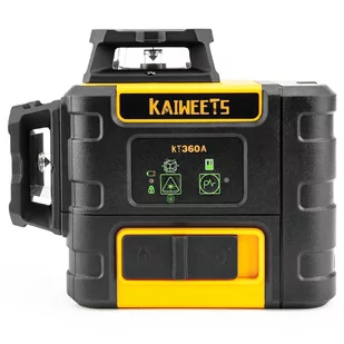 KAIWEETS KT360A Self Leveling Laser Level, 3 X 360, 3D laser level for Picture Hanging, Horizontal/Vertical Line Laser - Multimetry - miniaturka - grafika 3