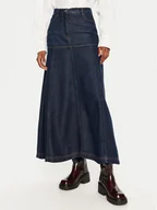 Spódnice - Munthe Spódnica jeansowa Tuxya 243122024314 Granatowy Regular Fit - miniaturka - grafika 1