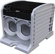 Kostki, złączki, wtyczki - Simet Złączka szynowa gwintowa Al/Cu STB 185-2 (87820) SIMBLOCK czarny 81202007 - miniaturka - grafika 1