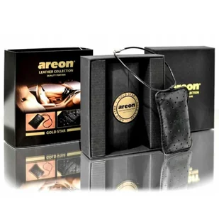 AREON Gold Star - Leather - Zapachy samochodowe - miniaturka - grafika 1