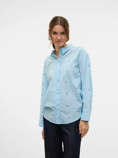 Vero Moda Koszula w kolorze błękitnym - Bluzki damskie - miniaturka - grafika 1