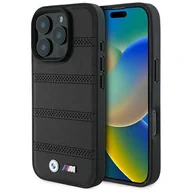 Etui i futerały do telefonów - BMW BMHMP16L23PUSPK iPhone 16 Pro 6.3" czarny/black hardcase M Perforated And Stitched Line MagSafe - miniaturka - grafika 1