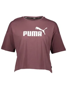 Puma Koszulka "ESS" w kolorze bordowym - Koszulki i topy damskie - miniaturka - grafika 1
