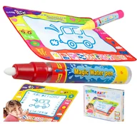 Maty edukacyjne - Duża Mata Wodna Do Malowania Wodą + 2 Pisaki 80X60 U366 - miniaturka - grafika 1