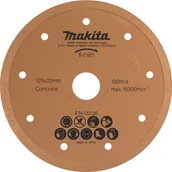 Tarcze do pił - Makita TARCZA DIAMENTOWA 125mm x 20mm PEŁNA DO DCC500,4101RH - miniaturka - grafika 1