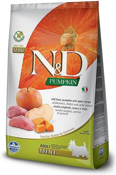 Farmina N&D Grain Free Pumpkin Boar&Apple Adult Mini 7 kg
