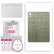 Akcesoria do tabletów i e-booków - folia naklejka skórka strukturalna na TYŁ do Apple iPad 2022 - Tkanina Lniana - apgo SKINS - miniaturka - grafika 1