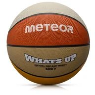 Piłka nożna - Piłka Koszykowa Meteor What's Up 7 Pomarańczowy/beżowy - miniaturka - grafika 1