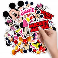 Szkolne artykuły papiernicze - NAKLEJKI NA ZESZYT NALEPKA Z POSTACIAMI MYSZKA MIKI MINI MINNIE WZORY 10SZT - miniaturka - grafika 1