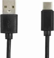Kable USB - Accura USB 2.0 - USB-C 1.0m QC 3.0 czarny - miniaturka - grafika 1