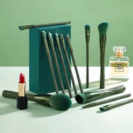 Pędzle do makijażu - Eigshow Zestaw pędzli Ecopro Series 12 sztuk Eco Tea Makeup - miniaturka - grafika 1
