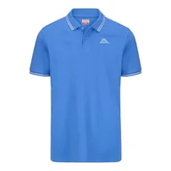 Koszulki męskie - Kappa Męska koszulka polo Ezio 2, niebieska, rozmiar 4XL - miniaturka - grafika 1