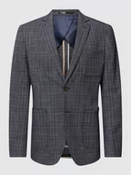 Marynarki męskie - Marynarka na 2 guziki o kroju slim fit w szkocką kratę - miniaturka - grafika 1