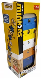 Trefl Kolorowa Drewniana Wieża Gra Zręcznościowa Jenga Minionki 42 El. - Figurki dla dzieci Trefl Kolorowa Drewniana Wieża Gra Zręcznościowa Jenga Minionki 42 El. - Figurki dla dzieci - miniaturka - grafika 1