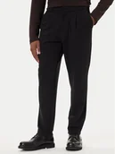 Spodnie męskie - Calvin Klein Chinosy LV04LE613G Czarny Slim Fit - miniaturka - grafika 1