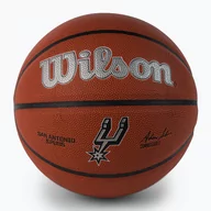 Koszykówka - Piłka do koszykówki Wilson NBA Team Alliance San Antonio Spurs brown rozmiar 7 - miniaturka - grafika 1
