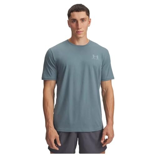 Under Armour UA M Sportstyle LC SS - Jasper Blue / / Serpentyna - XS