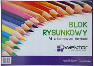 Szkolne artykuły papiernicze - Wektor Blok rysunkowy A3/20 kolorowy Indeks - miniaturka - grafika 1
