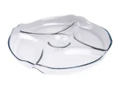 Miski i półmiski - Dajar Półmisek dzielony PASABAHCE Patisserie, 30 cm - miniaturka - grafika 1