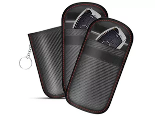Antykradzieżowe etui x2 na klucze Alogy pokrowiec blokujący sygnał 14x9.5cm - Etui na klucze - miniaturka - grafika 1