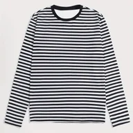 Koszulki męskie - TEMU Modny i wygodny T-shirt w paski - codzienna bluzka z okrągłym dekoltem, komfortowa i uniwersalna, idealna na wiosnę i jesień, męski T-shirt z - miniaturka - grafika 1