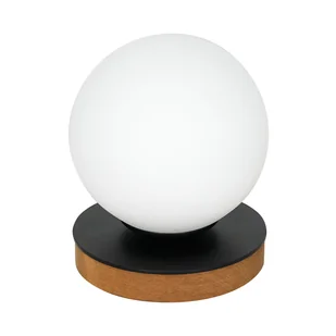Luminex Table lamps 3809 Lampa stołowa lampka 1x60W E27 biały/naturalny/czarny - Lampy stojące - miniaturka - grafika 1