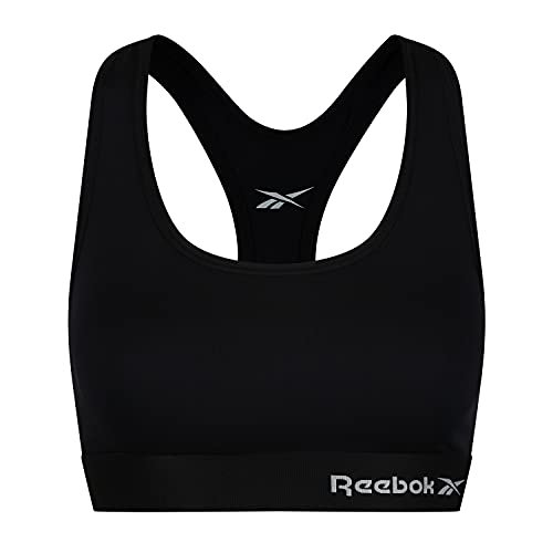 Reebok Damska sportowa Crop Top Steffi czarna koszulka, Czarny, M