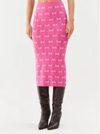 Spódnice - Pinko Spódnica ołówkowa 100211 A0IS Różowy Slim Fit - miniaturka - grafika 1